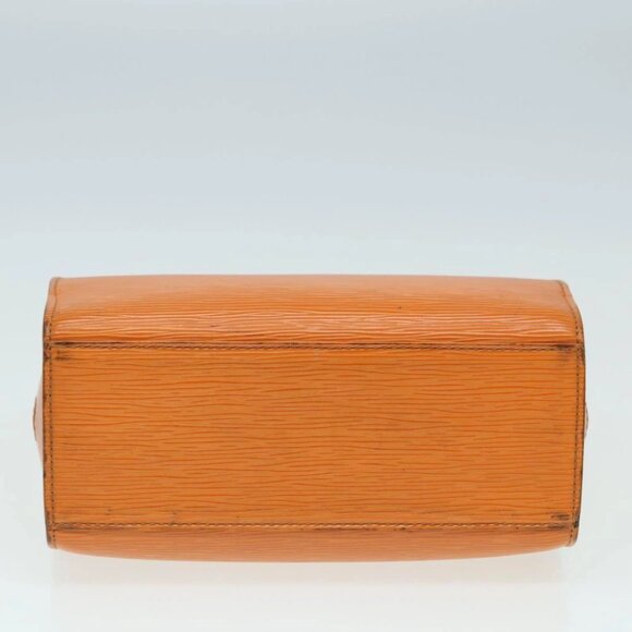 LOUIS VUITTON Epi Pont Neuf Hand Bag Orange Mandarin M5205H LV Auth 83876 - Picture 6 of 16